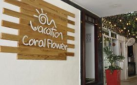 On Vacation Coral Flower