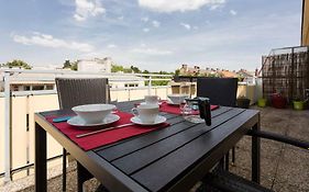 Apartment Visit Vienna Roof Terrace Morning Sun