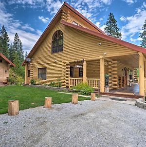 Log Cabin With Private Hot Tub On Wenatchee River! photos Exterior