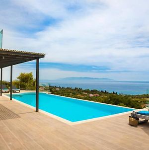 New Villa Blue With Private Pool At Trapezaki photos Exterior