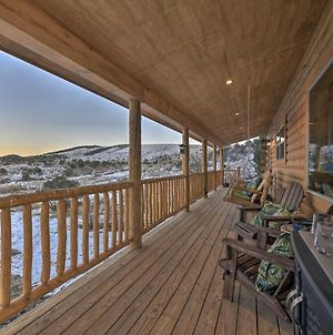 Peaceful Cabin With Panoramic Mtn Views And Hot Tub! photos Exterior