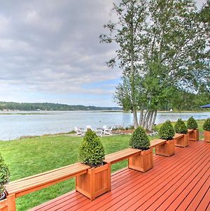Waterfront Allyn Home With Fire Pit And Backyard! photos Exterior