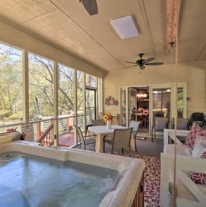 Riverfront Ellijay Home With Private Deck And Hot Tub! photos Exterior