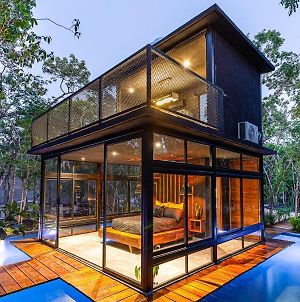 Tiny House In The Jungle With Natural Cenote Private photos Exterior