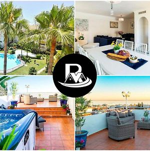 ✰ Luxurious 5 Bedroom Penthouse. Sea Views. Hot Tub. Bbq. Golden Mile photos Exterior