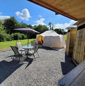 Sunflower Glamping Tent, Perfect For Couples Or A Family Log Burner Hot Shower Eco Loo Quiet Location On Edge Of Smallholding With Friendly Animals photos Exterior