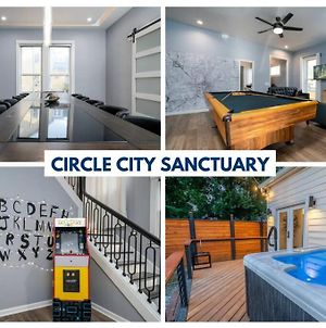 Circle City Sanctuary - Jacuzzi, Firepit, Arcade photos Exterior