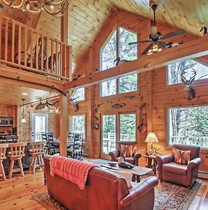 Newly Built Bethel Log Cabin With Deck, Near Skiing! photos Exterior