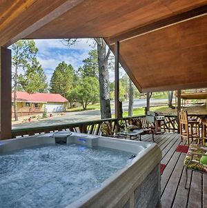 Ruidoso Cabin With Hot Tub And Golf Course Views! photos Exterior