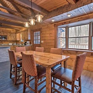 Pocono Log Cabin Fireplace, Fire Pits And Amenities photos Exterior
