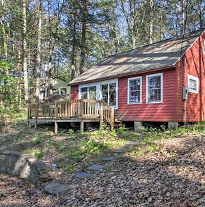 Quaint Northwood Lake Log Cabin On Secluded Beach! photos Exterior